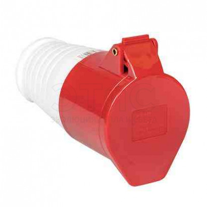 Розетка кабельная 32А 380В IP44 3Р+N+Е переносная